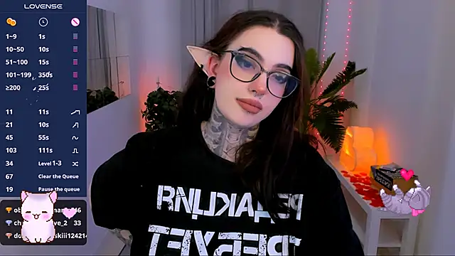 Snapshot of Dixi_Pixi_ chatting on 02.15.25 Dixi Pixi online show from 02.15.25