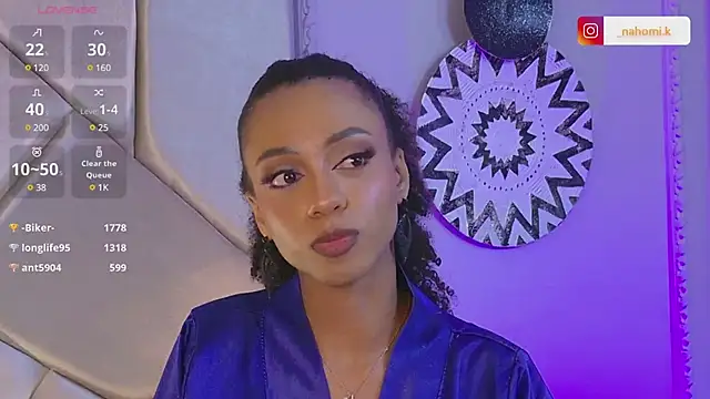 Nahomi King online show from 02.19.25