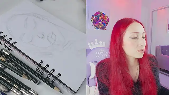 Snapshot of Vermelha_Gremory_ chatting on 01.06.25 Vermelha Gremory online show from 01.06.25