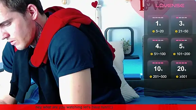 Snapshot of CarterCole chatting on 02.10.25 CarterCole online show from 02.10.25