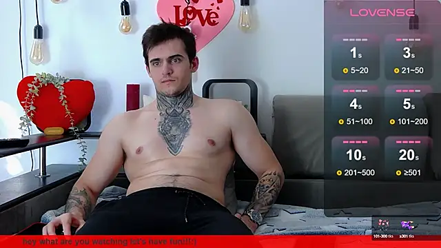 Snapshot of CarterCole chatting on 02.18.25 CarterCole online show from 02.18.25