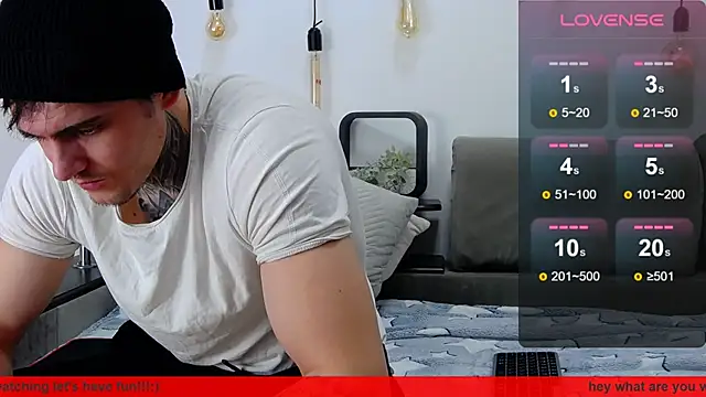 Snapshot of CarterCole chatting on 02.20.25 CarterCole online show from 02.20.25