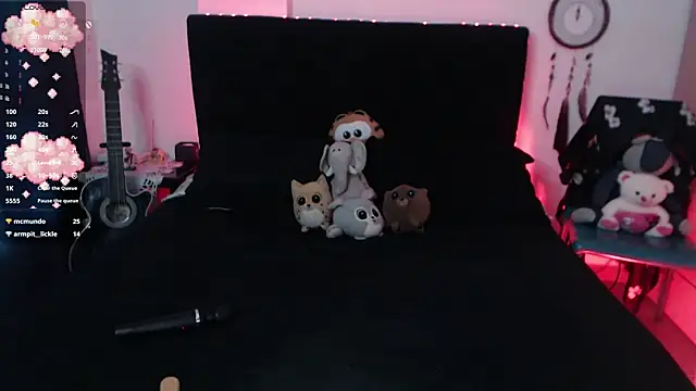 Snapshot of Theprojectsaraa chatting on 12.17.24 Theprojectsaraa online show from 12.17.24