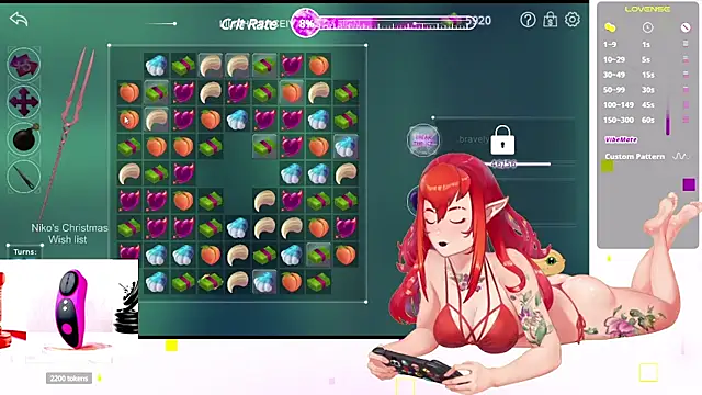 Snapshot of NikkoTyan chatting on 12.24.24 NikkoTyan online show from 12.24.24