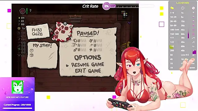 Snapshot of NikkoTyan chatting on 01.09.25 NikkoTyan online show from 01.09.25