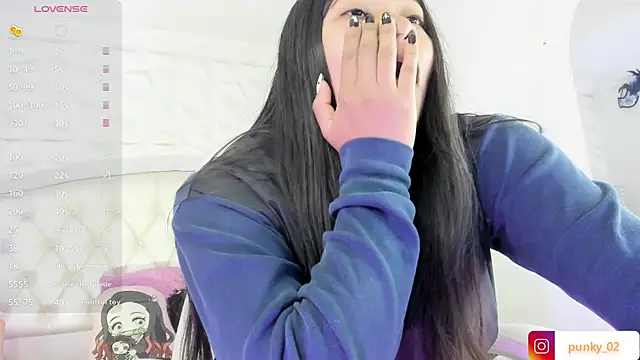 Snapshot of Punkys_ chatting on 02.08.25 Punkys online show from 02.08.25