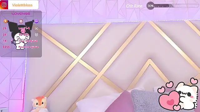 Violettbloss online show from 01.14.25