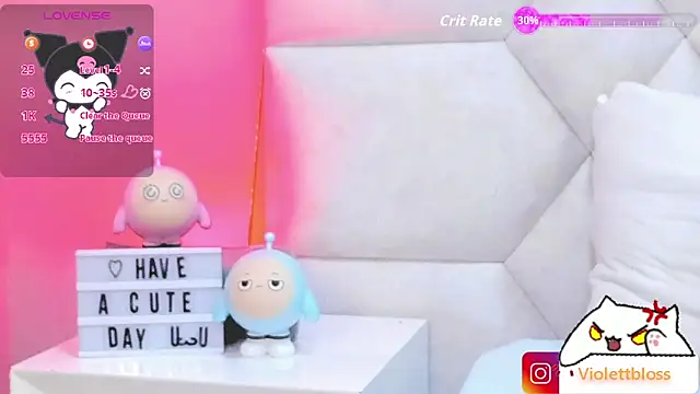 Violettbloss online show from 10.08.25