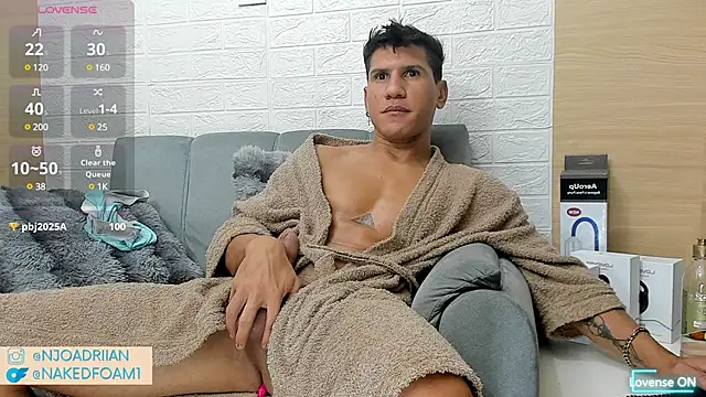 Snapshot of nakedfoam1 chatting on 02.27.25 nakedfoam1 online show from 02.27.25