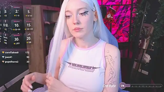 Snapshot of Crackling_Tatii chatting on 01.08.25 Crackling Tatii online show from 01.08.25