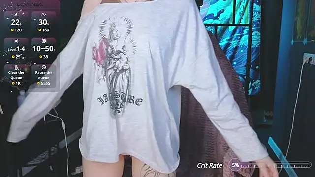 Snapshot of Crackling_Tatii chatting on 02.28.25 Crackling Tatii online show from 02.28.25