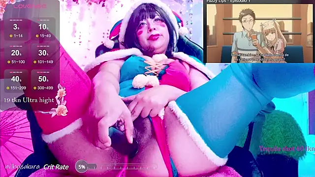 Snapshot of MilkyXSakura chatting on 02.17.25 MilkyXSakura online show from 02.17.25