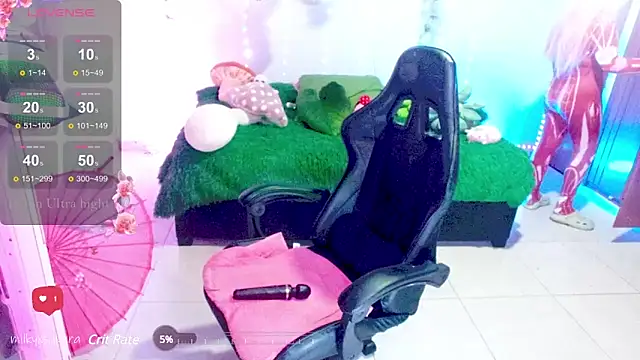 Snapshot of MilkyXSakura chatting on 03.10.25 MilkyXSakura online show from 03.10.25