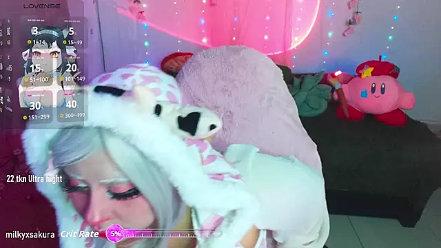 MilkyXSakura online show from 03.08.26