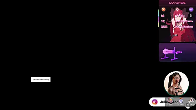 Snapshot of Juliett_Adams_ chatting on 11.07.25 Juliett Adams online show from 11.07.25