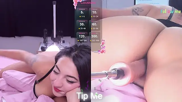 Snapshot of Amellia_rous chatting on 01.22.25 Amellia rous online show from 01.22.25