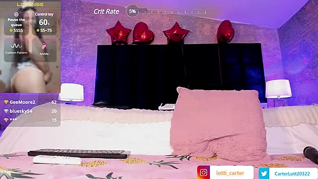 LottiCarter online show from 02.20.25