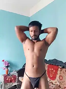 HunkyAriyan online show from 02.03.25