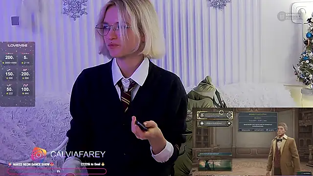 Snapshot of calviafarey chatting on 11.28.25 calviafarey online show from 11.28.25