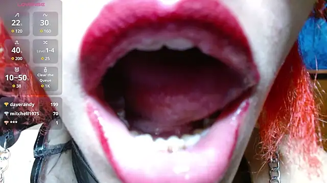 Snapshot of Persefonefire chatting on 03.16.25 Persefonefire online show from 03.16.25