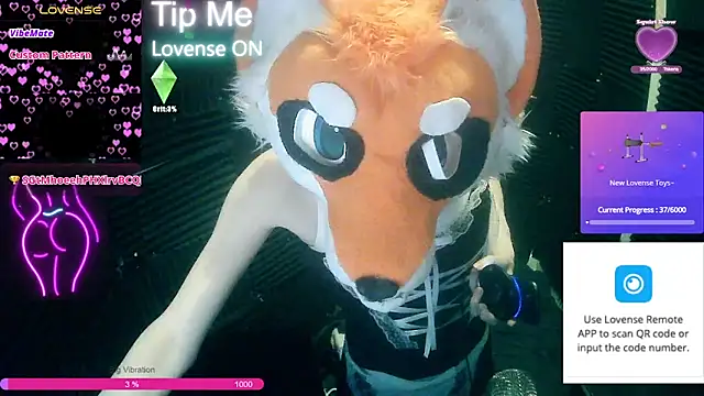 FoxieHikari online show from 02.19.25