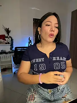 Snapshot of Abril10_ chatting on 12.16.24 Abril10 online show from 12.16.24