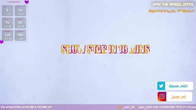 Snapshot of juanmiss chatting on 12.21.25 juanmiss online show from 12.21.25