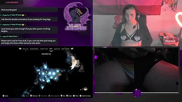 Snapshot of Rae-Suon chatting on 03.07.25 Rae-Suon online show from 03.07.25