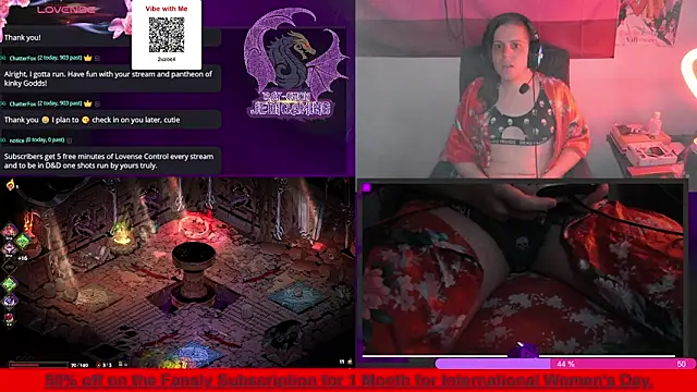 Snapshot of Rae-Suon chatting on 03.09.25 Rae-Suon online show from 03.09.25