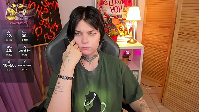 Snapshot of mekurisu chatting on 01.27.25 mekurisu online show from 01.27.25