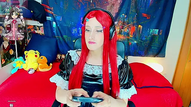 Snapshot of HakuRukushka chatting on 10.10.25 HakuRukushka online show from 10.10.25