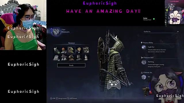 EuphoricSigh online show from 02.19.26