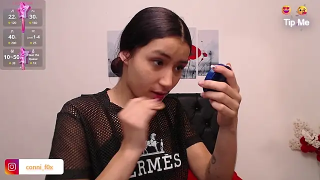 Snapshot of conni_f00x chatting on 09.14.25 conni f00x online show from 09.14.25