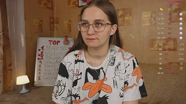 Snapshot of Miatiny chatting on 01.29.25 Miatiny online show from 01.29.25