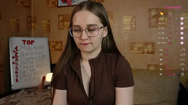 Snapshot of Miatiny chatting on 03.02.25 Miatiny online show from 03.02.25