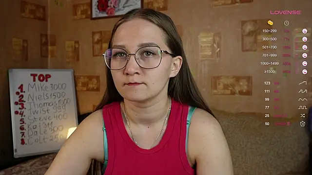 Snapshot of Miatiny chatting on 03.05.25 Miatiny online show from 03.05.25