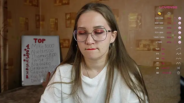 Snapshot of Miatiny chatting on 03.12.25 Miatiny online show from 03.12.25