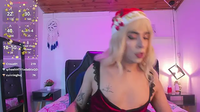 Snapshot of Nyx__Blackwood chatting on 12.25.24 Nyx Blackwood online show from 12.25.24