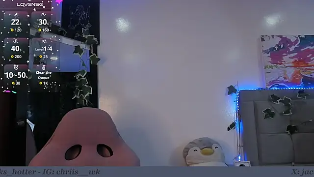 Snapshot of jacks_hotter chatting on 11.25.25 jacks hotter online show from 11.25.25