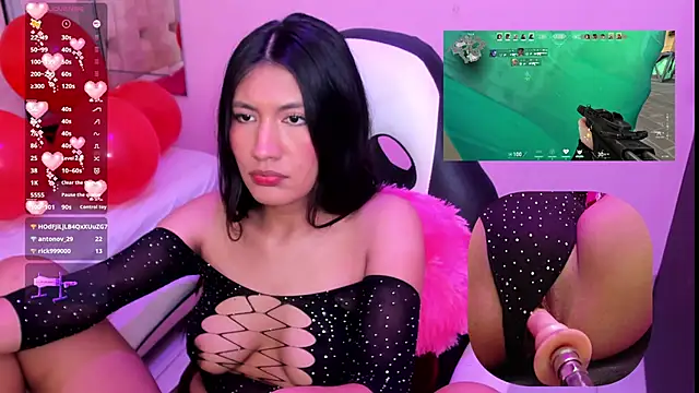 Snapshot of MiaVoss chatting on 02.21.25 MiaVoss online show from 02.21.25