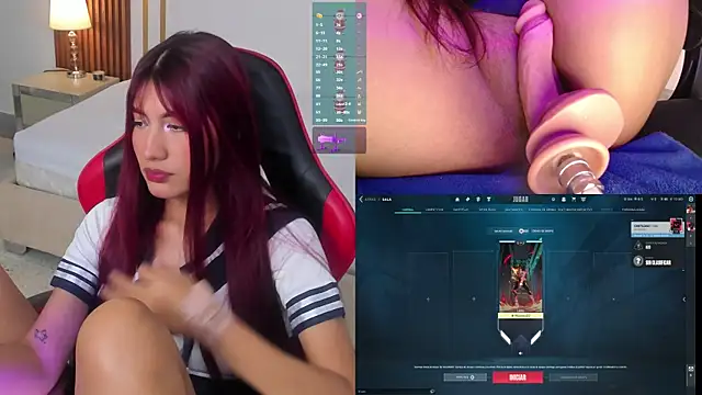 Snapshot of MiaVoss chatting on 12.01.25 MiaVoss online show from 12.01.25