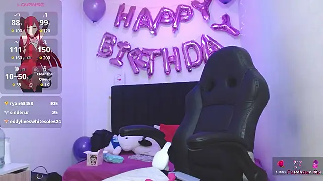 Snapshot of CelesteAyase chatting on 03.15.25 CelesteAyase online show from 03.15.25