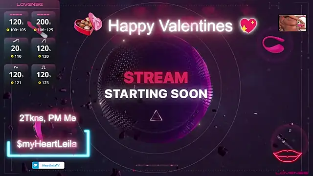 Snapshot of iHeartLeila chatting on 02.14.26 iHeartLeila online show from 02.14.26