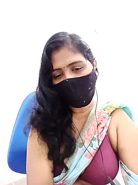 Snapshot of Lucky-Deepthi chatting on 10.19.25 Lucky-Deepthi online show from 10.19.25