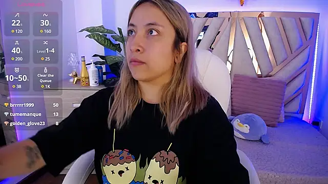 Snapshot of NyxAndria_1 chatting on 01.29.25 NyxAndria 1 online show from 01.29.25