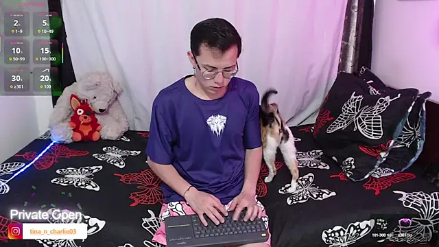 Snapshot of Tina_4_Charlie chatting on 09.14.25 Tina 4 Charlie online show from 09.14.25