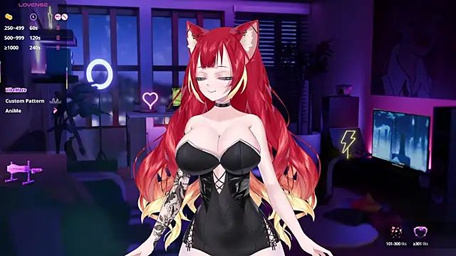 Snapshot of LewdKira_VT chatting on 01.24.25 LewdKira VT online show from 01.24.25