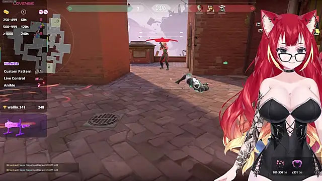 Snapshot of LewdKira_VT chatting on 01.25.25 LewdKira VT online show from 01.25.25