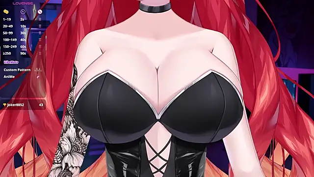 Snapshot of LewdKira_VT chatting on 01.30.25 LewdKira VT online show from 01.30.25