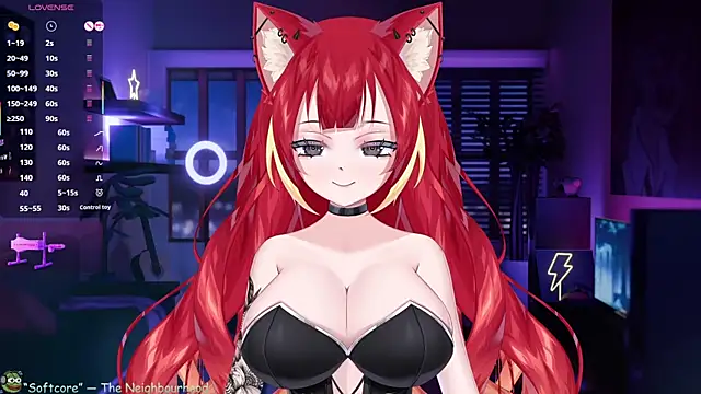 Snapshot of LewdKira_VT chatting on 01.31.25 LewdKira VT online show from 01.31.25